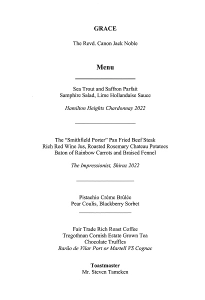 Cripplegate Ward Club - Annual Civic Luncheon 2025